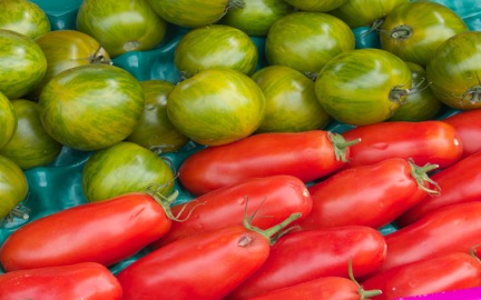 Tomaat; diverse vormen, kleuren maar wel dezelfde kernkwaliteit | foto:Bram van den Oudenalder